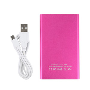 Slim Power Bank 5000 20000mahポータブル充電器外部Battery 50000携帯電話充電器
