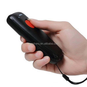 Scanhero Pocket Wireless Bluetooth Barcode Scanner Láser Lector portátil Luz roja CCD Escáner de código de barras para IOS Android Windows - Product Image 1