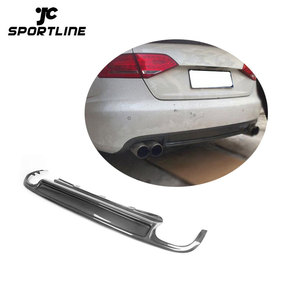 A4 B8 S4 Blick Carbon Hinten Zurück Diffusor (Quad Auspuff Dual Outlet) für Audi A4 B8 - Product Image 2