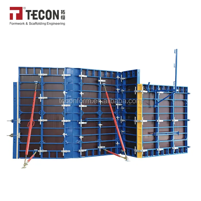 DOMINO PERI Aluminum Frame Adjustable Concrete Form Wall Formwork with Birch Plywood