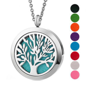 Hot <span class=keywords><strong>Sale</strong></span> Silver Jewelry 30ミリメートルMagnet Aromatherapy Essential Oil 316 Stainless Steel Perfume Diffuser Locket Necklaceとチェーン
