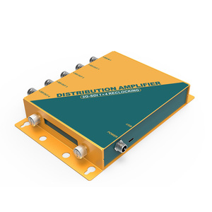 AVMATRIX 1 entrada 4 salida miniatura SD1141 SDI amplificador de señal divisor con Audio integrado