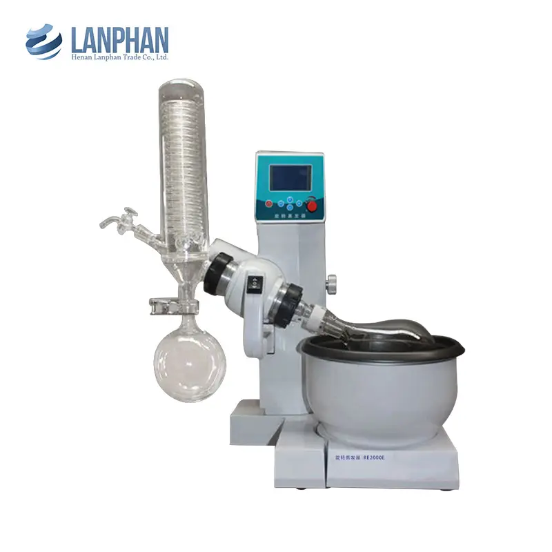 Migliore qualità durevole di vuoto di acqua distillatore unità automatizzato evaporatori rotanti