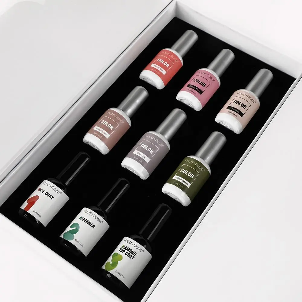 Kit de uñas UV Color juventud polaca Rosa conjunto de esmaltes de uñas de gel
