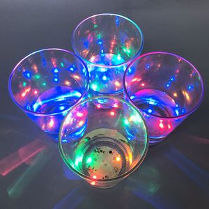 Factory OEM Custom LOGO Colorful Flashing Plastic Glass 410ml 14oz LED <strong>Cup</strong> for Party Nightclub Lounge