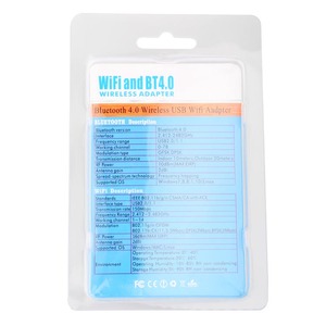 RTL8723チップセットを備えた工場OEM150Mbps 2 in 1 wifi bluetoothUSBアダプターUSB2.0ワイヤレスUSBWiFiドングル