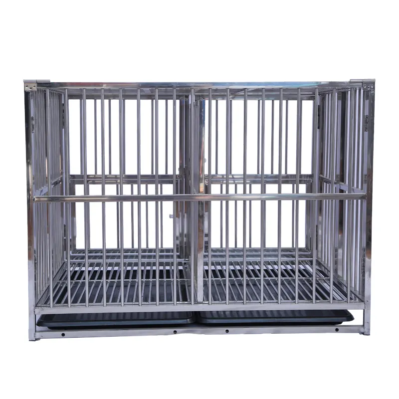 Formato personalizzato gabbia del cane in acciaio inox di grandi dimensioni pet gabbia gabbia gabbia del cane per la vendita