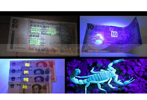 Mini XPE el feneri tarafından desteklenmektedir AA veya 14500 pil zumlanabilir 365nm 395nm Led UV el feneri - Product Image 5