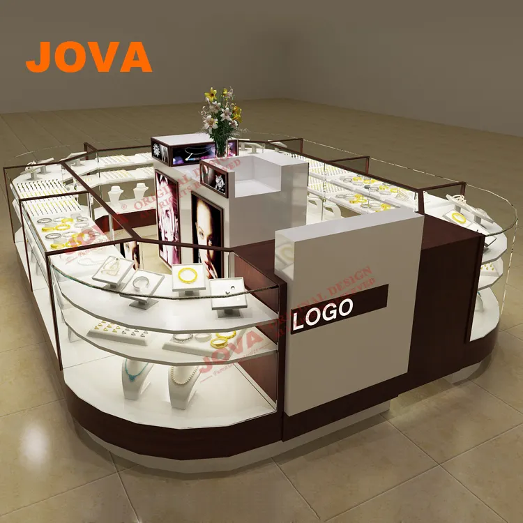 Centro Comercial de exhibición de muebles, joyería, centro comercial, escaparate, quiosco con diseño personalizado