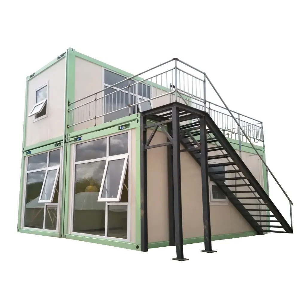 Pre built Storage Prebuilt 40Ft Two layers China Prefabricated Container Home