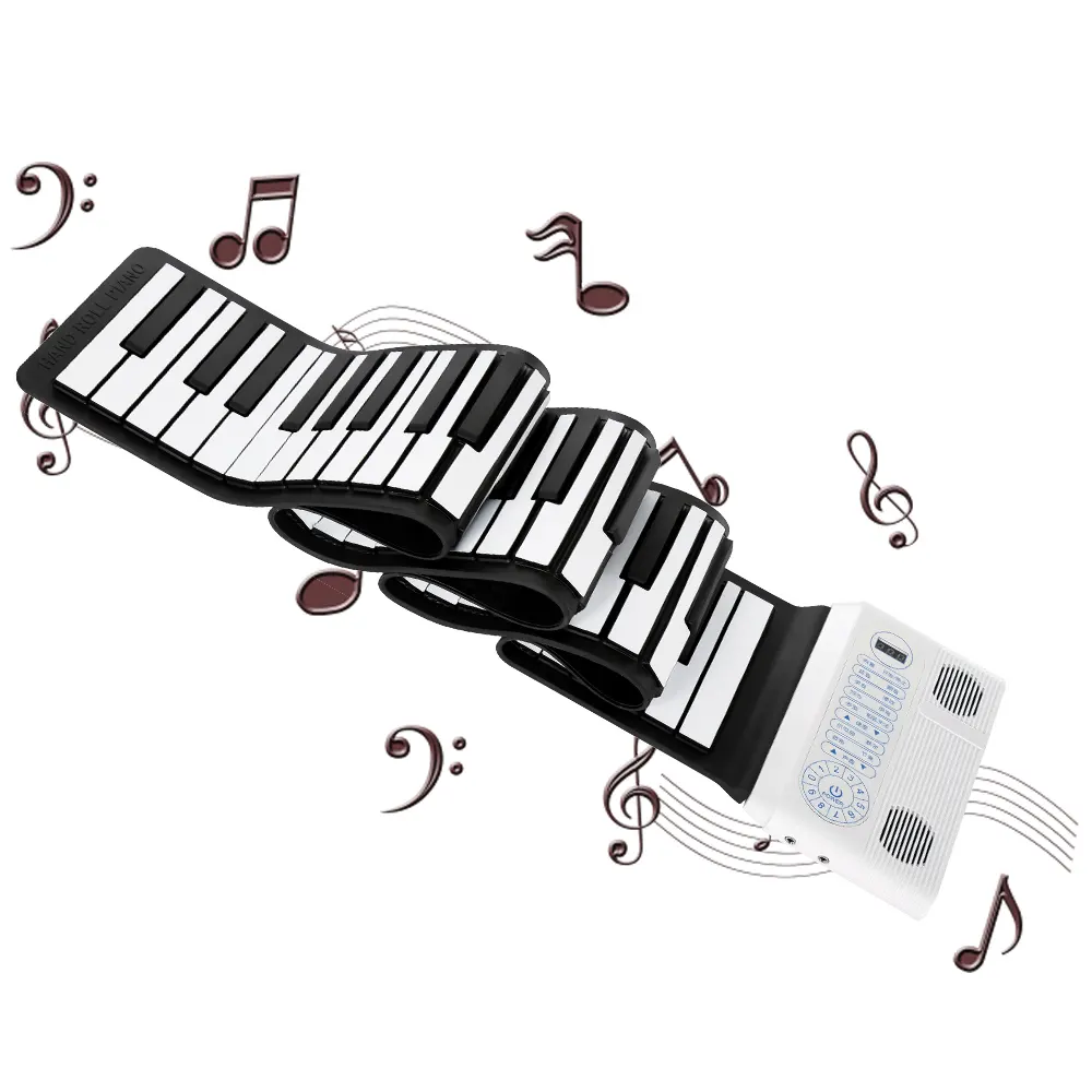 IWord nueva 61 teclas instrumento Musical mano rollo Teclado de Piano