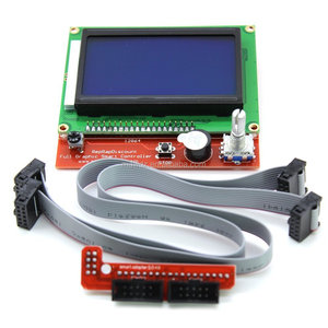 LCD 12864 Sürüm Grafik Akıllı Ekran Denetleyici Modülü Adaptörü ve Kablosu ile RAMPS 1.4 Reprap 3D Yazıcı Kiti - Product Image 1