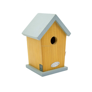 บ้านนกแฮนด์เมดแฮนด์เมดทำจากไม้สนแข็ง,สำหรับนกกระจอกนกรักนกฮัมมิ่ง - Product Image 2