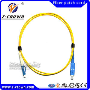Simplex-cables de parche de fibra óptica SC UPC a LC UPC, cable de parche personalizado - Product Image 4