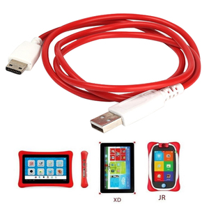 2M PVC <span class=keywords><strong>USB</strong></span> 数据和充电电缆电缆用于 Nab Jr XD DreamTab 儿童平板电脑