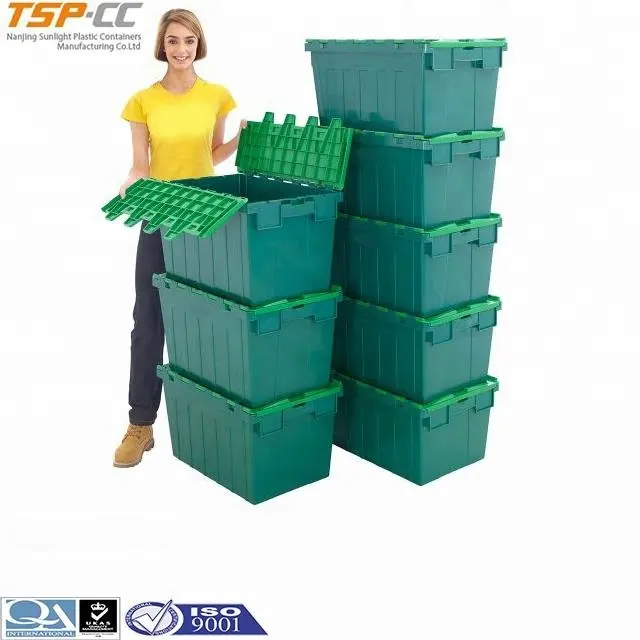 Plastic Containers/Plastic Moving Dozen/Opvouwbare Stapelbaar Bakken