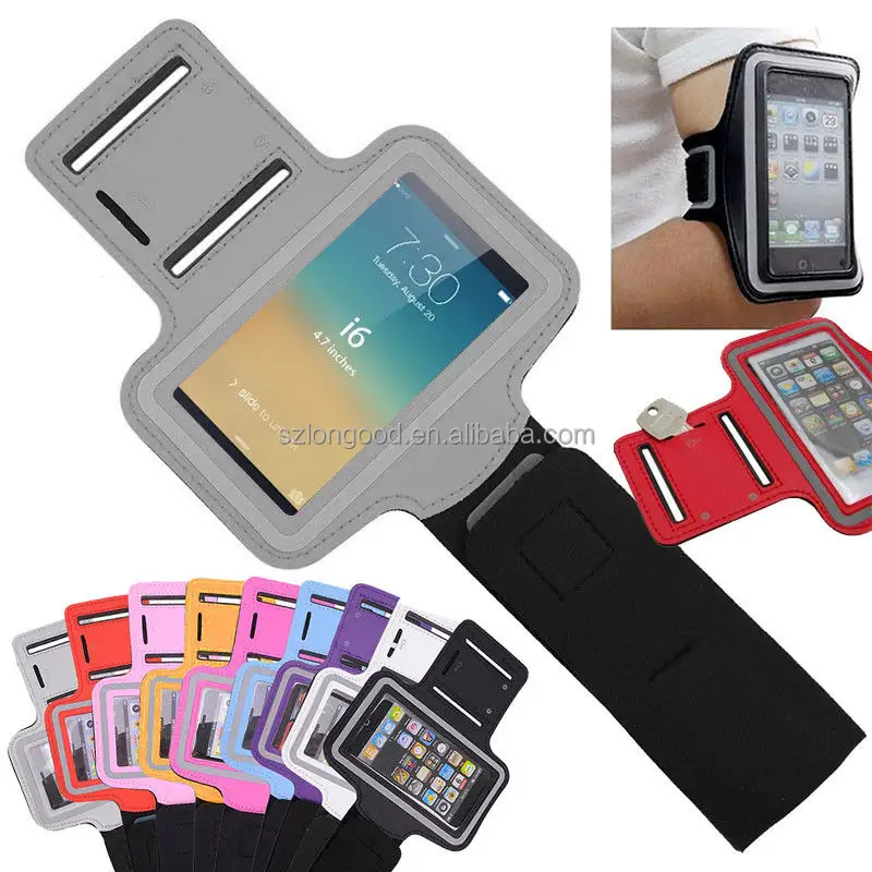 הנמכר ביותר מוצרים Smartphone Armband כיסוי עבור iPhone 6 סמסונג S3 S4