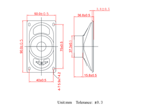 Melhor outdoor TV HORN IP67 Mini <span class=keywords><strong>Speaker</strong></span> Driver 10W 50*90mm 4 Ohm <span class=keywords><strong>Speaker</strong></span> impermeável