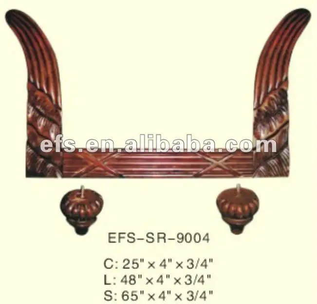 upscale colorful hand carved solid wood sofa frames EFS-SR-9004 