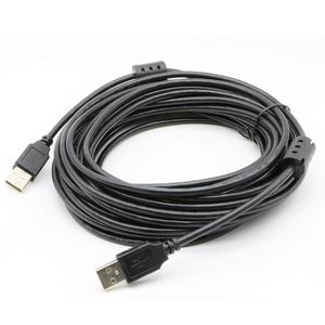 กล่องครอบฮาร์ดไดรฟ์,เครื่องพิมพ์,โมเด็ม,กล้อง Basic USB 2.0 A ชายไปยังชายขยายสายข้อมูลสีดำสำหรับการถ่ายโอนข้อมูล - Product Image 2