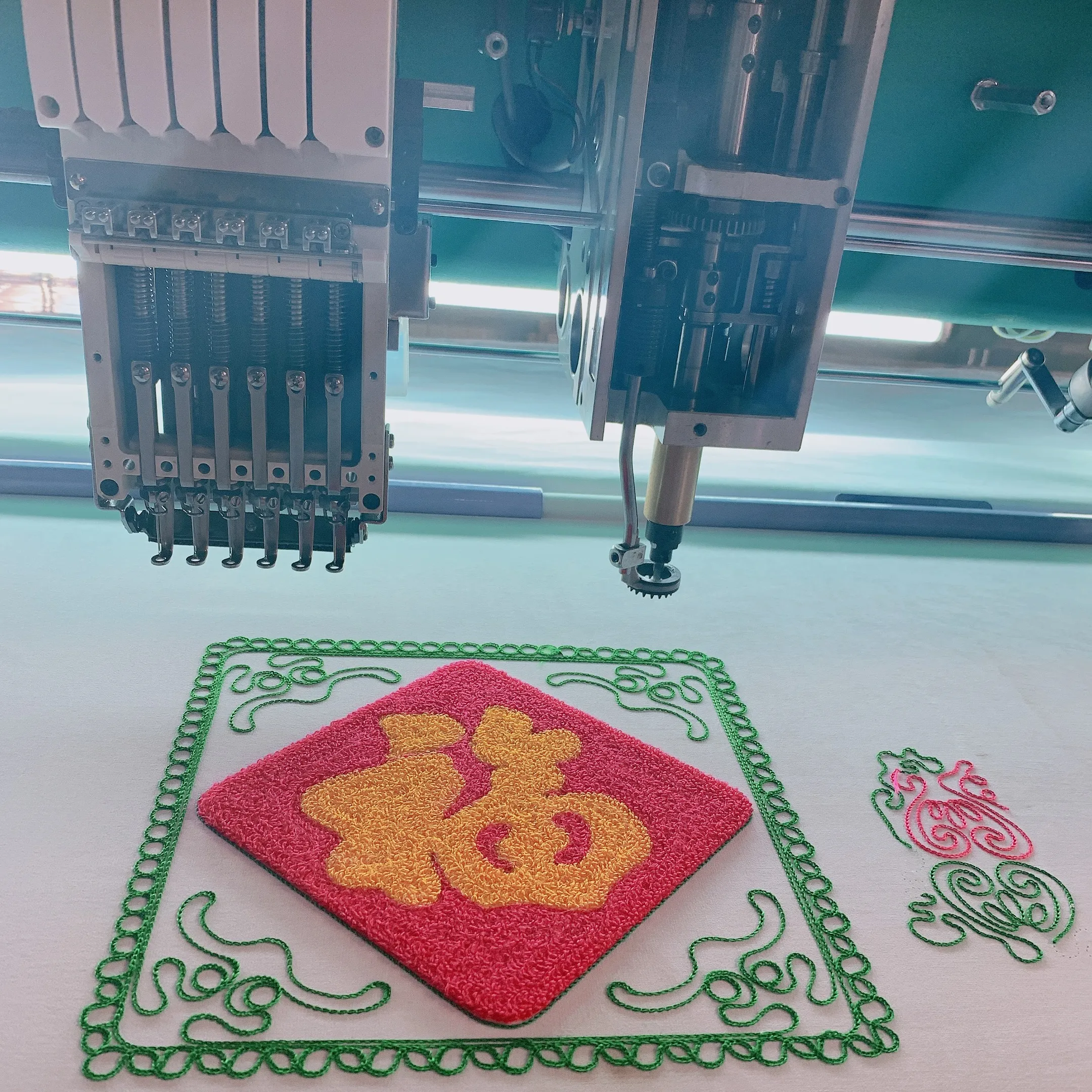 6heads high speed CHENILLE Embroidery machine