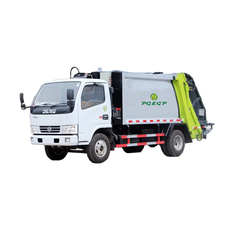 Motor diesel montado na Coleta De Lixo Caminhão De Transporte de Resíduos com 10cum poeira capacidade de carregamento