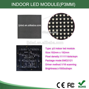 โมดูลนำสีเต็มรูปแบบ64x64จุด P3 SMD ในร่มโมดูล LED RGB P3 - Product Image 4
