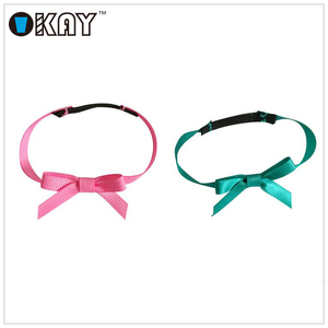 免费样品定制带蝴蝶结的红色弹性丝带 - Product Image 4