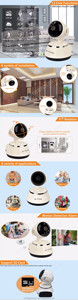 智能迷你安全系统 IP WIFI 闭路电视摄像机 720 P V12 Android 移动应用程序 - Product Image 3