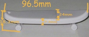 特别可爱迷你滑雪板Usb棒卡通塑料滑板Usb闪存盘 - Product Image 5