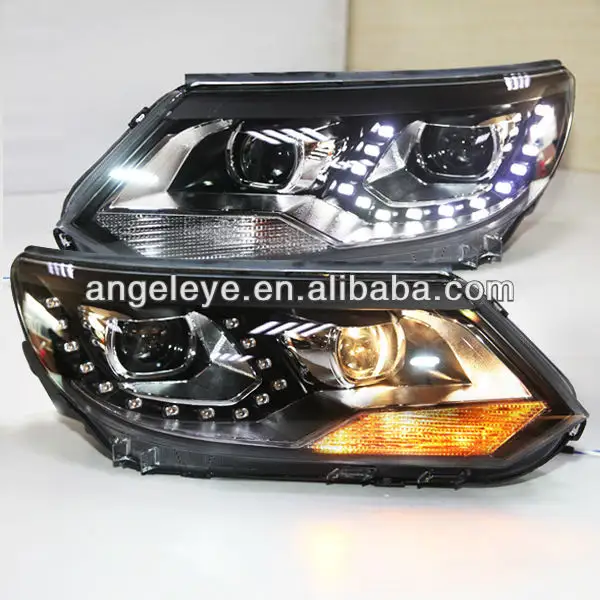 Para nuevo VW Tiguan 14Pcs LED cabeza de la lámpara para proyector 2013 lente TLZ estilo