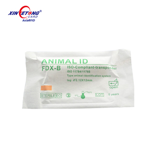 全套134.2KHz射频识别微芯片，带注射注射器鱼跟踪动物微芯片 - Product Image 2