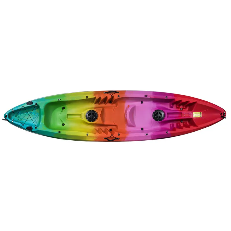 Duplo + Assento Do Miúdo 3.7M Pesca Caiaque Sentar em Canoa Multi Color