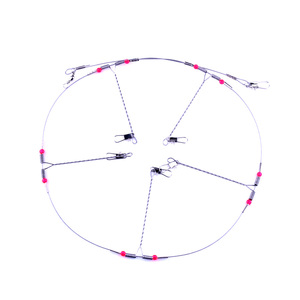 Swivel String Anti-winding Practical Stainless Steel Sea Fishing Flat <strong>Hooks</strong>