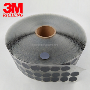 3m Bumpon硅卷材SJ5816白色，地垫防滑橡胶bumpon垫黑色1.6毫米厚度我们可以模切9毫米圈