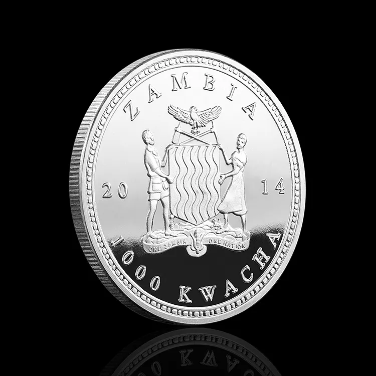 High quality promotion digital printing 999 pure silver commemorative coin