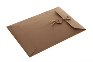 Angepasst Kraft Papier Umschlag Und Multi-farbe Optional Umschlag Mit Taste Und String Verschluss Recycling Umschläge - Product Image 6