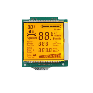 Componentes Electrónicos de pantalla lcd de 7 segmentos