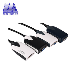 Adaptador de tarjeta gráfica de vídeo externo, Cable convertidor de pantallas múltiples HD 1080P SuperSpeed USB 3,0/2,0 a VGA - Product Image 1