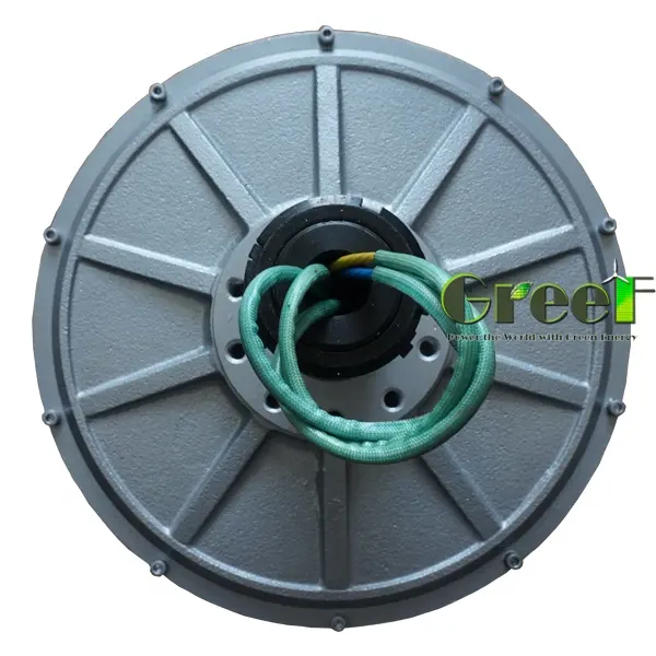 2KW 220V Ac Coreless Axial Flux Nam Châm Vĩnh Cửu Dynamo