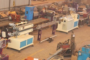 ท่อ PU พลาสติกอ่อน/สายการผลิต38Crmoala แข็งและ Tempering 50-90กิโลกรัม/ชั่วโมง