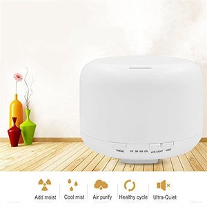 セブンナイトカラーチェンジングライト超音波ミスト電気エッセンシャルオイルアロマディフューザー