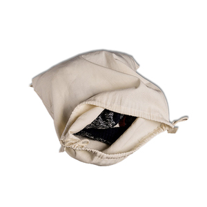 优质棉帆布抽绳洗衣袋与刺绣标志 - Product Image 1