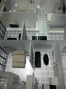 Arquitectura edificio residencial modelo con sistema de iluminación - Product Image 3