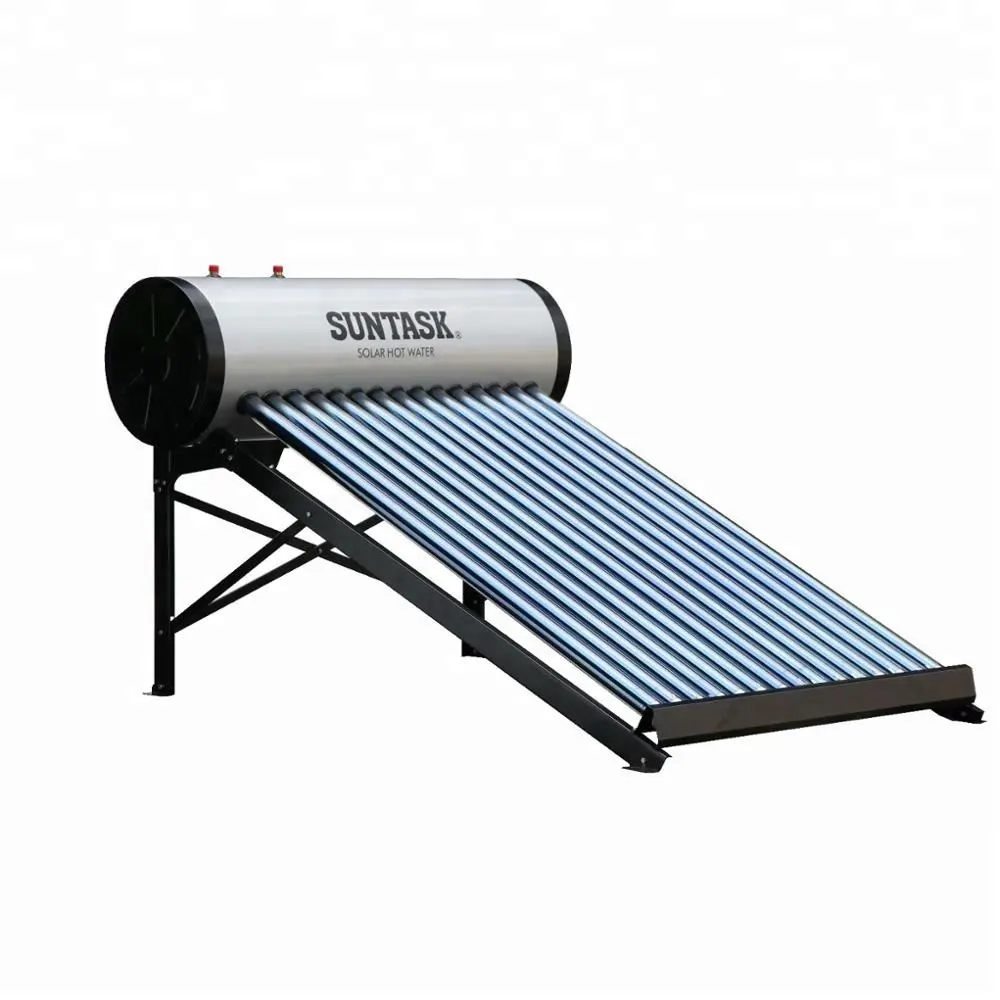 Suntask 123 부동 진공관 직접 플러그 소형 비 압력 태양열 온수기