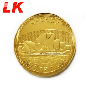 金属コインカスタムラウンド金メッキオーストラリアカンガルーお土産 - Product Image 5