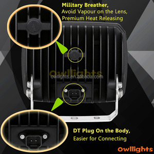 Oto parçaları aksesuarları 120w çalışma ışığı yeni 9 "kare <span class=keywords><strong>LED</strong></span> spot <span class=keywords><strong>LED</strong></span> sürüş ışıkları Offroad kamyoneti için ATV SUV 4WD