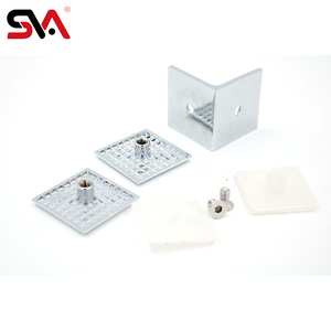 SVA-031 Trung Quốc SVA vòi hoa sen cửa thị trường Trung Tâm Văn phòng tắm Brass treo tường Kẽm hợp kim Glass Clips <span class=keywords><strong>Bracket</strong></span> kẹp - Product Image 5