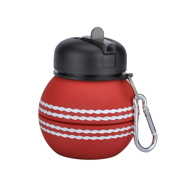 Red(187C) cricket water bottle