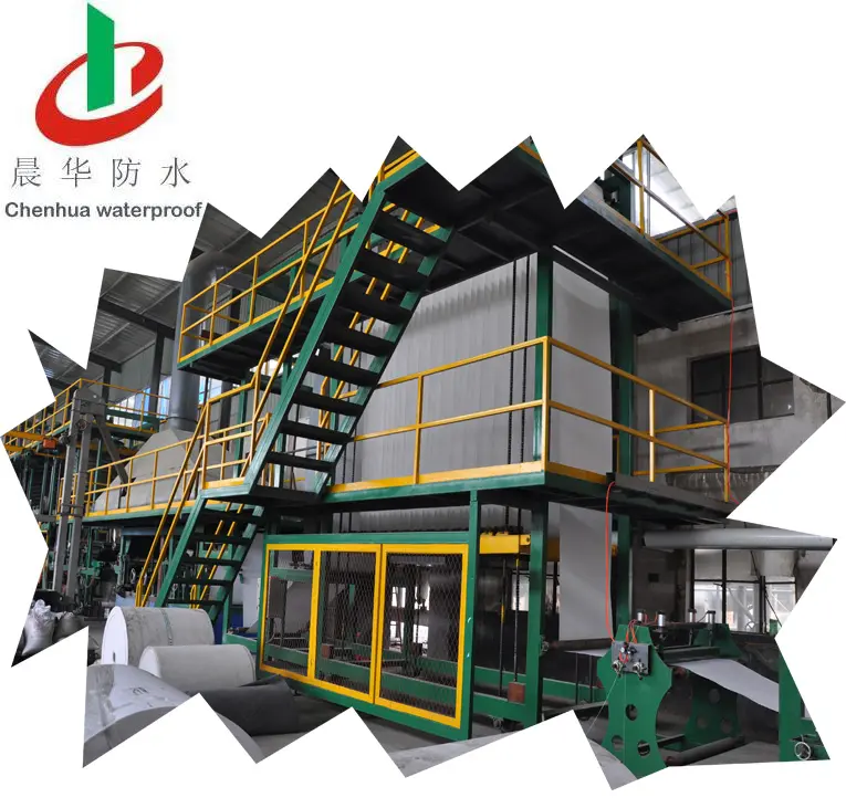 Modified Asphalt bitumen waterproofing membrane rolls production line